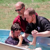 Baptism service photo at New Life Worship Center