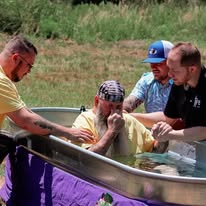 Baptism celebration at church