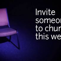 Invite someone church outreach graphic