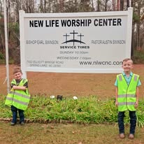 Kids ministry board at church